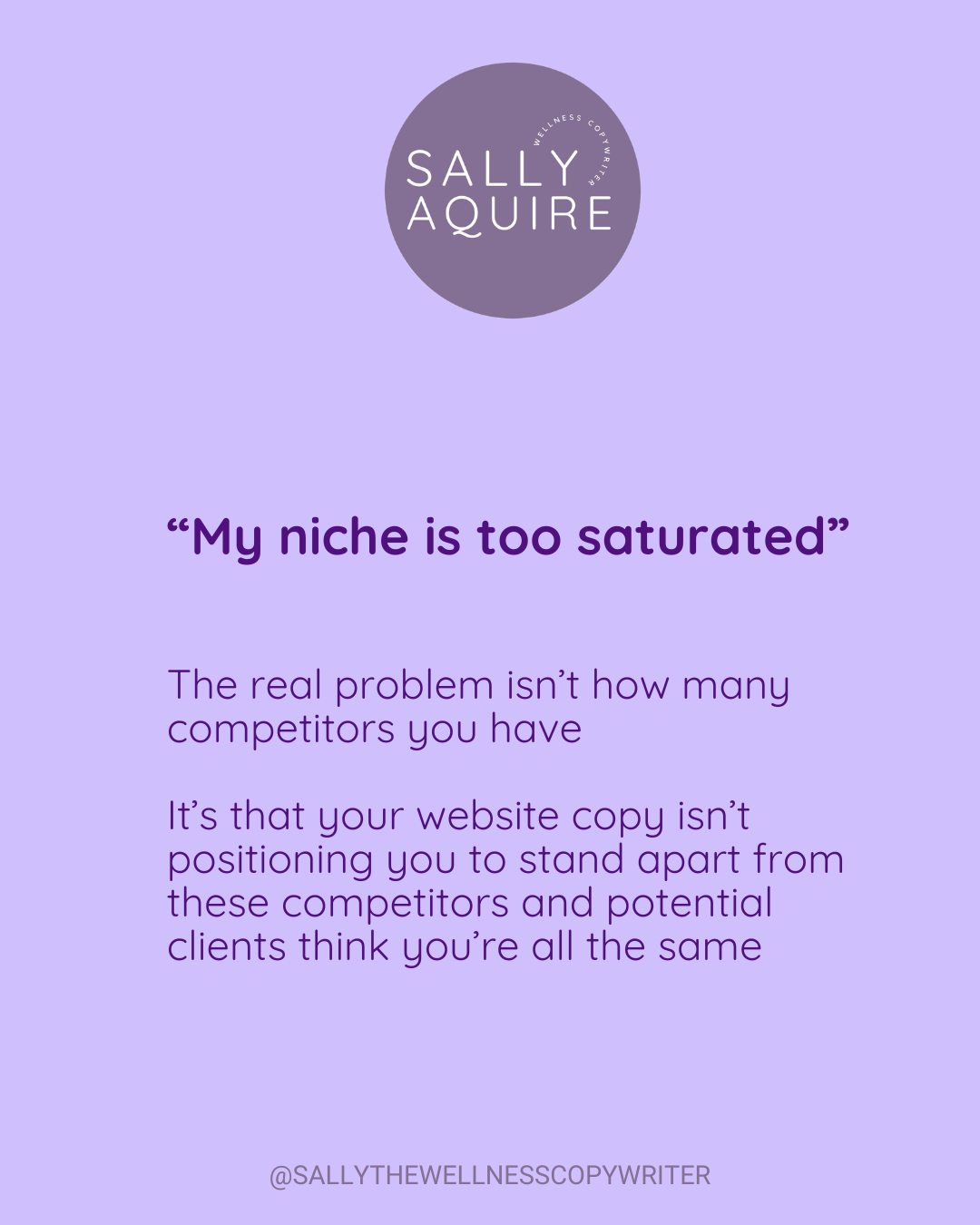 Generic Positioning Is Why You Think Your Niche Is Too Saturated