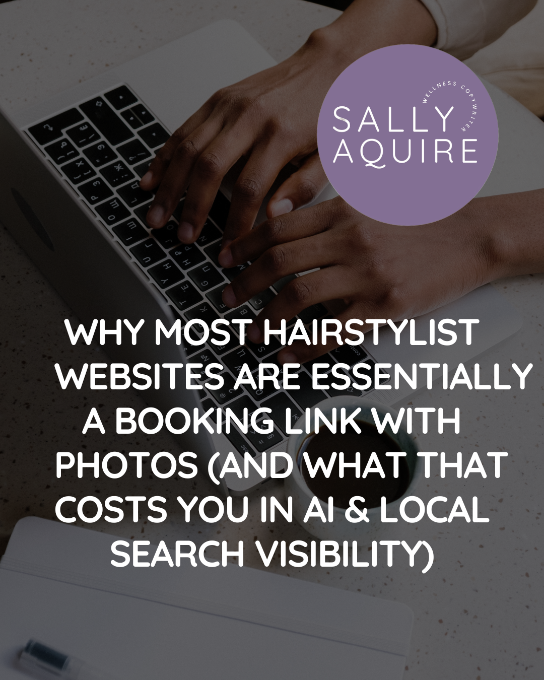 Why Most Hairstylist Websites Are Just a Booking Link with Photos (And How That’s Impacting Whether Clients Can Find Your Website )