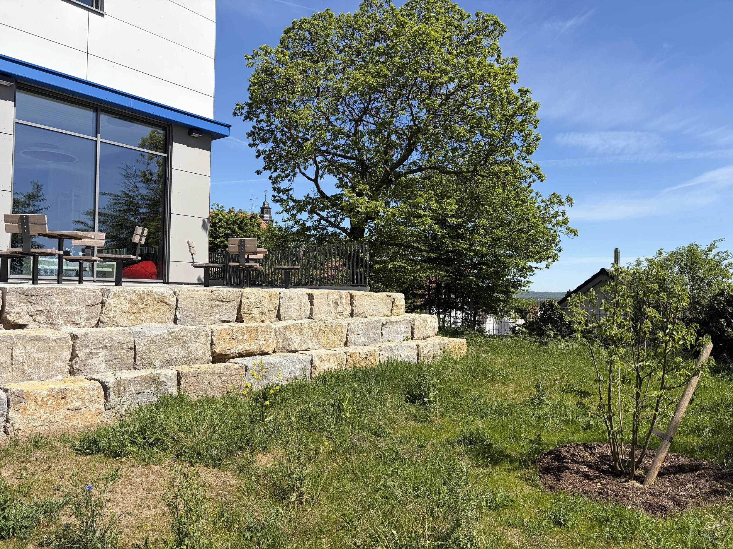 Außenanlagen Bibliotheksneubau Singbergschule Wölfersheim
