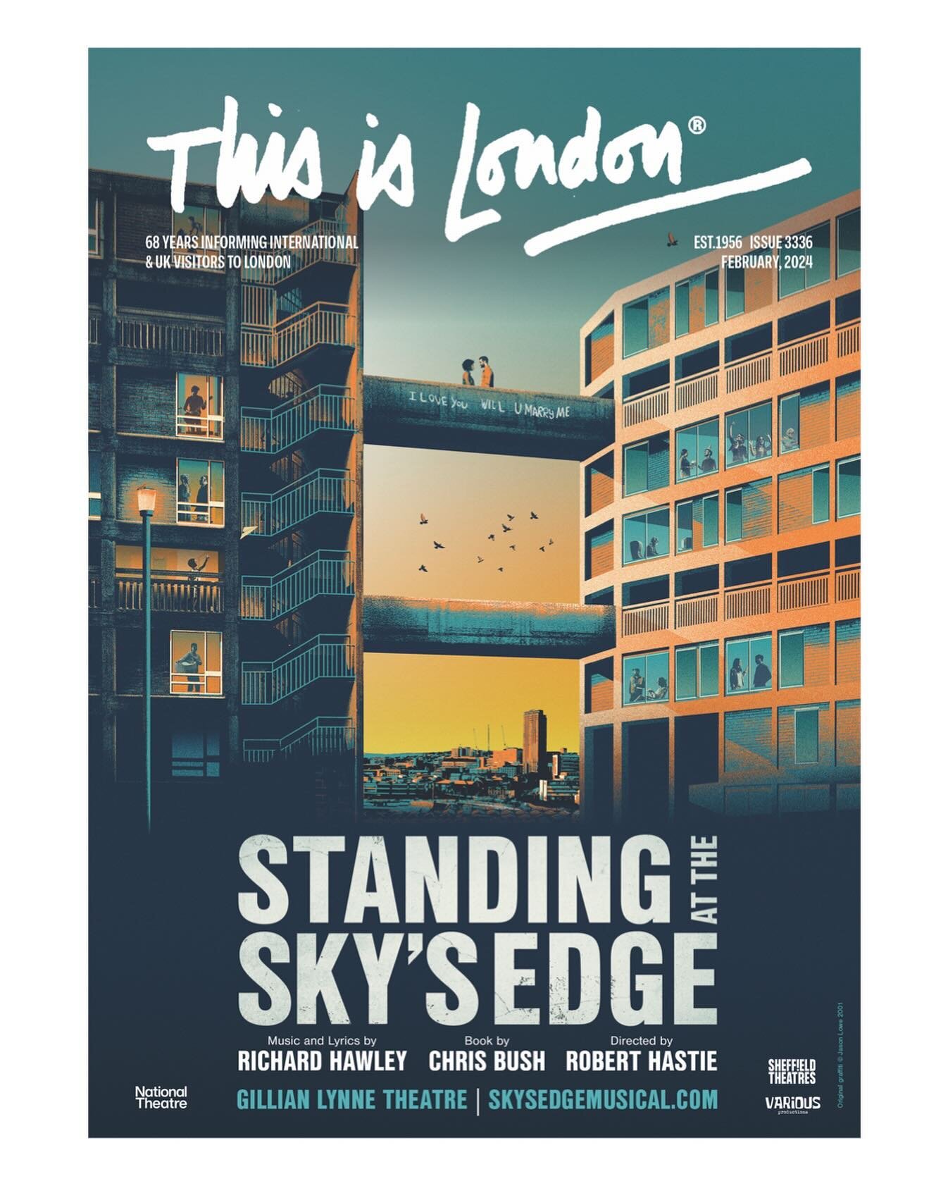 The latest issue of This is London Magazine is now available &ndash; visit www.til.com to read the magazine online, highlights will be posted @thisislondonmag every day!

This issue features the West End premiere of Standing at the Sky&rsquo;s Edge, 