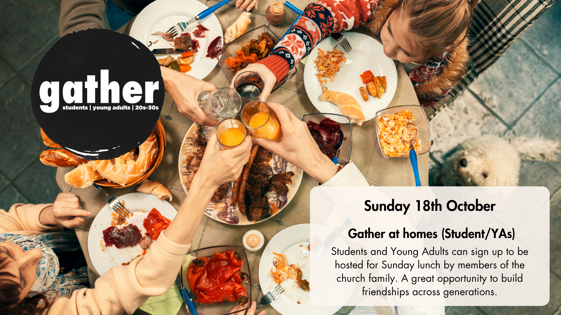 Gather at homes (Student/YAs)