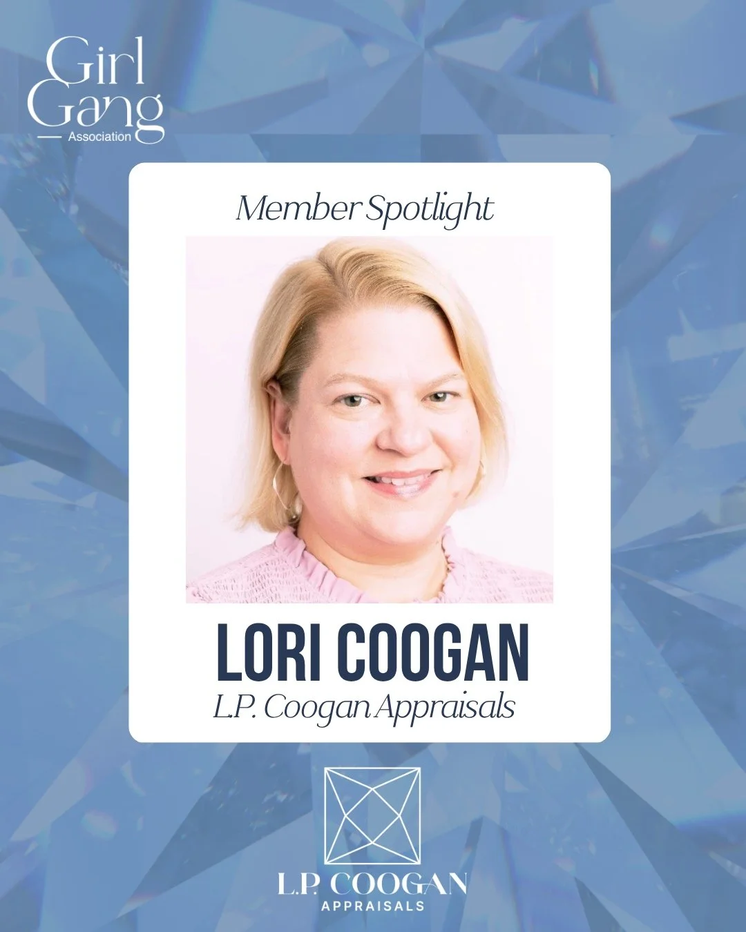 Say hello to Lori Coogan of L.P. Coogan Appraisals, our resident jewelry expert with an eye for sparkle and 30 years in the industry to back it up. Lori is a Graduate Gemologist through GIA, a member of the National Association of Jewelry Appraisers,