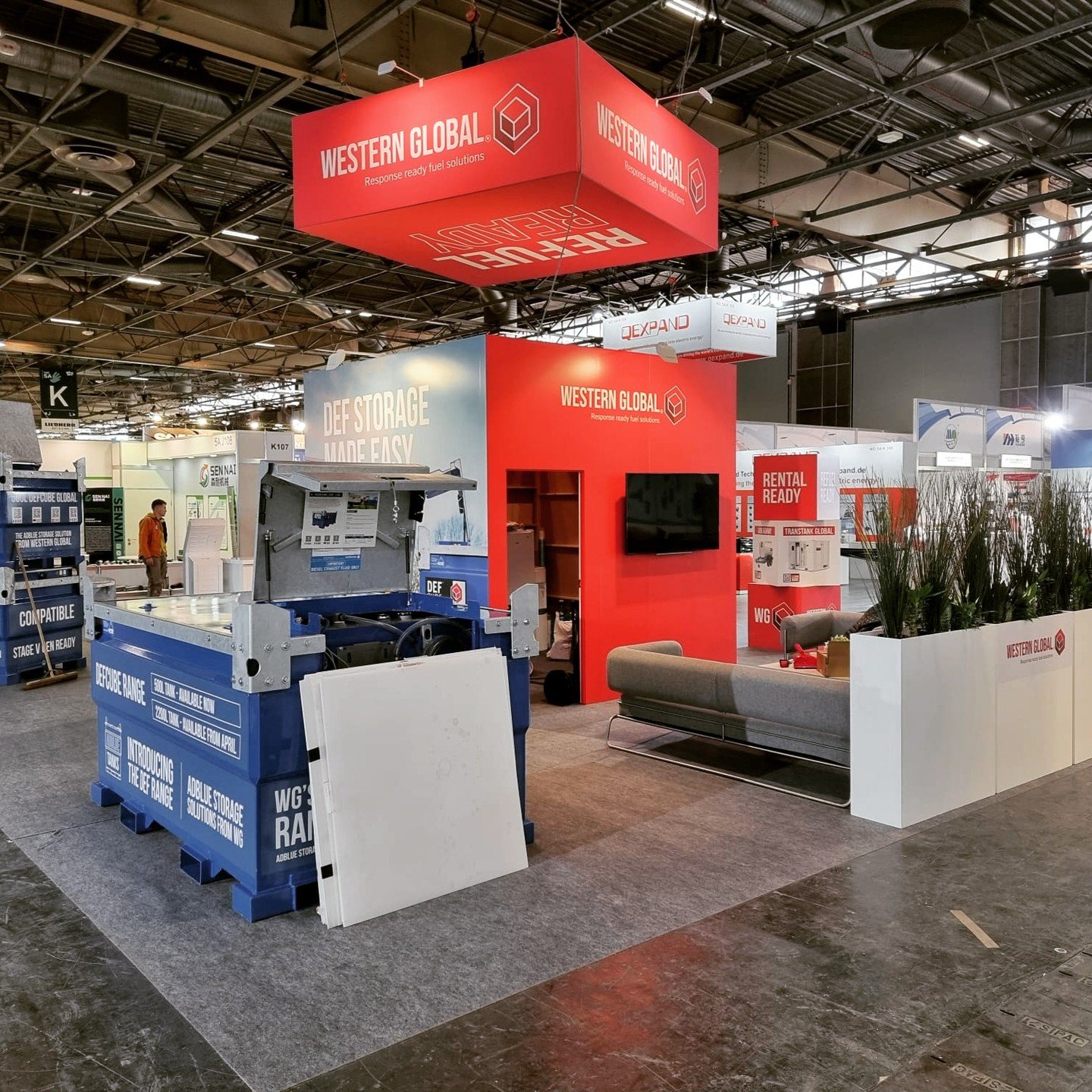 The Sustainable Construction Solutions and Technology exhibition has started today, and we're sure you'll agree that this Western Global stand is looking pretty slick!

Well done to our fantastic team of carpenters, and a huge thank you to our client