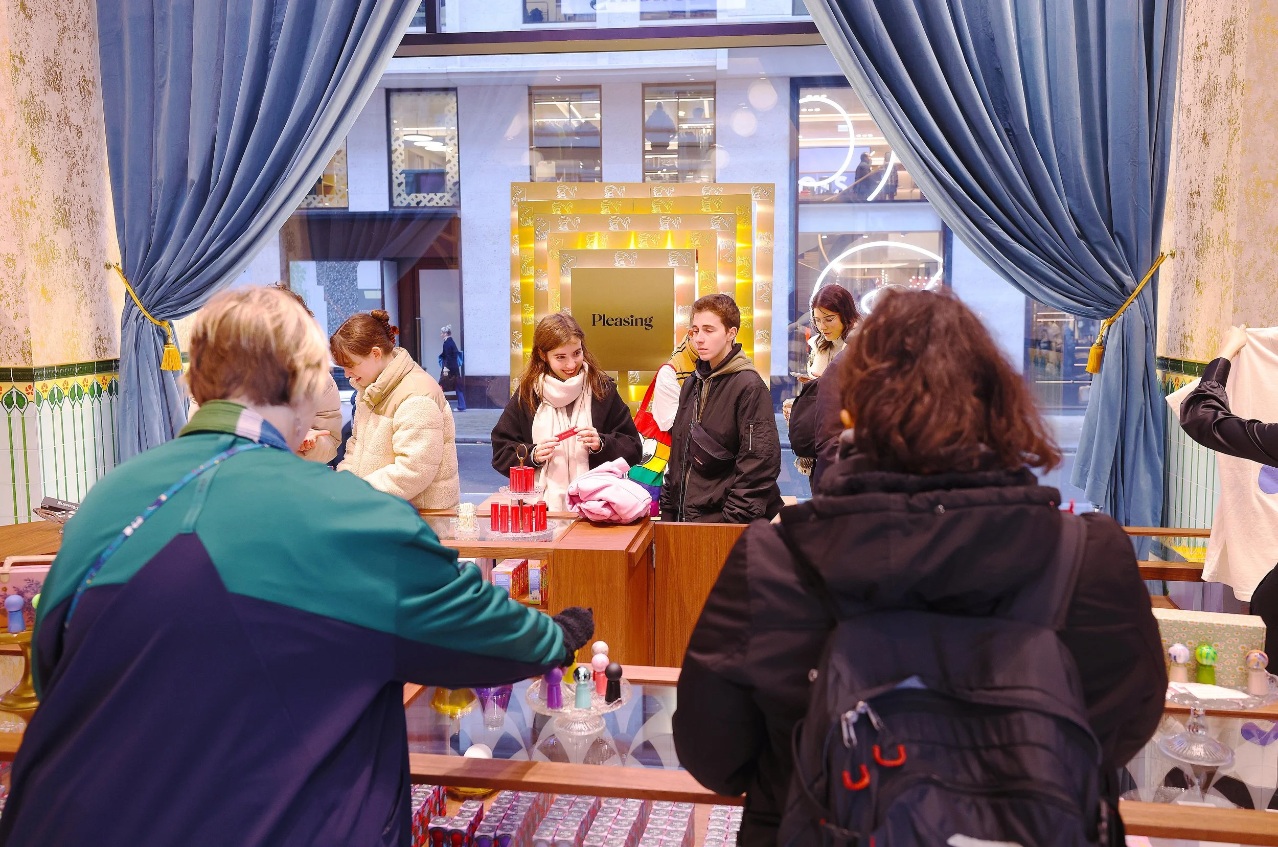 Harry Styles' PLEASING x Selfridges Corner Shop.