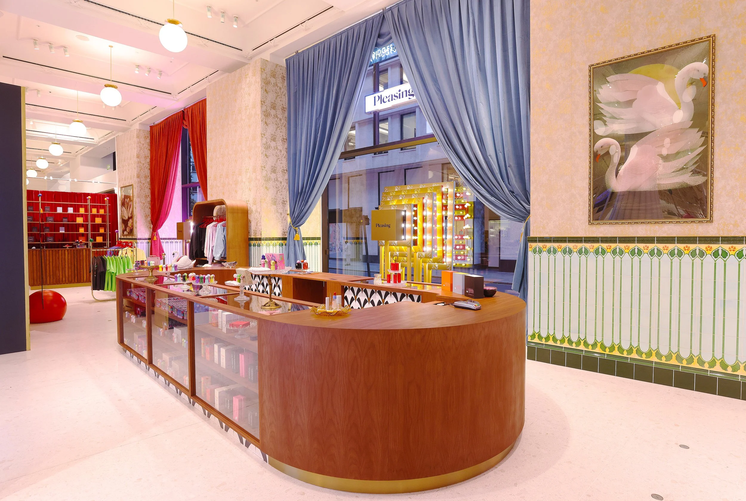 Harry Styles' PLEASING x Selfridges Corner Shop.