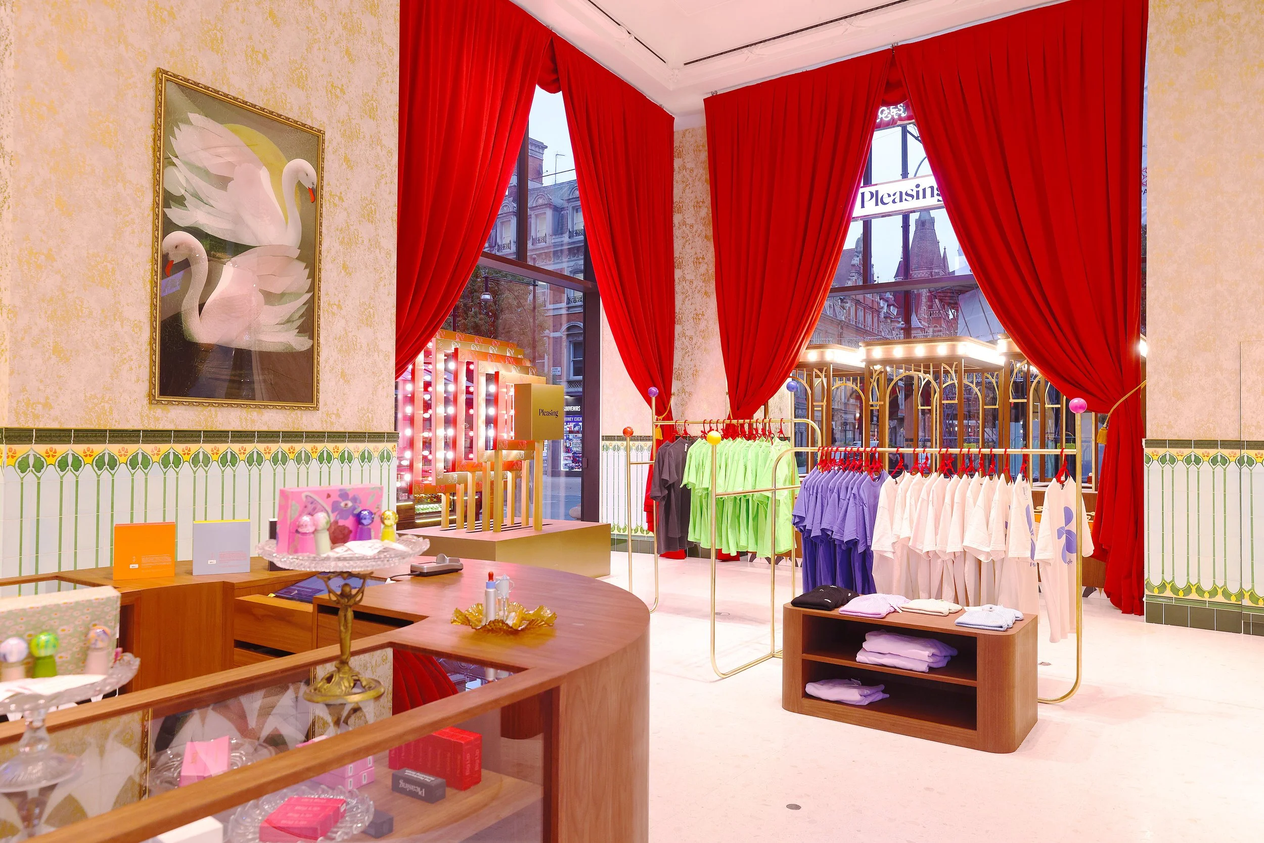 Harry Styles' PLEASING x Selfridges Corner Shop.