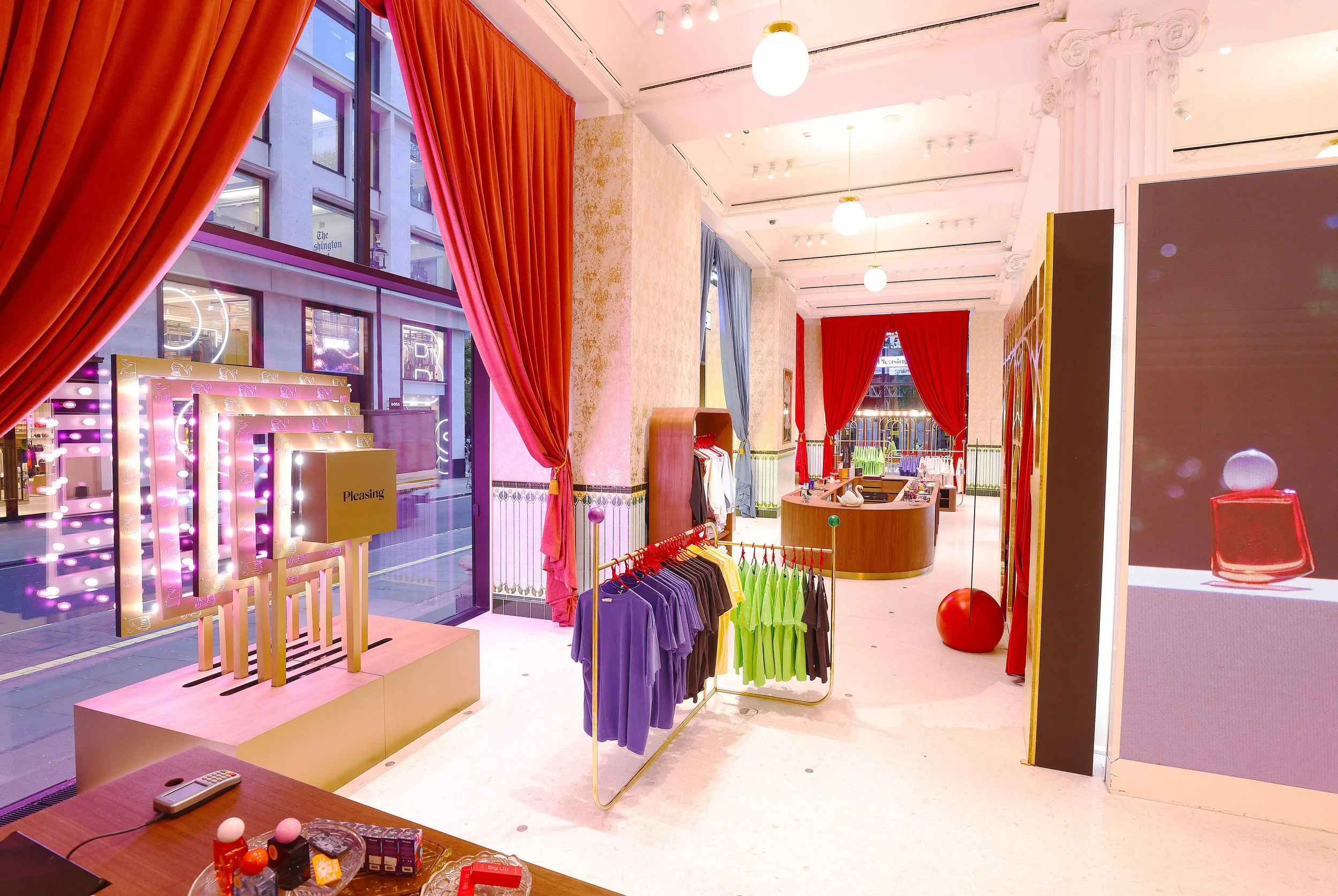 Harry Styles' PLEASING x Selfridges Corner Shop.