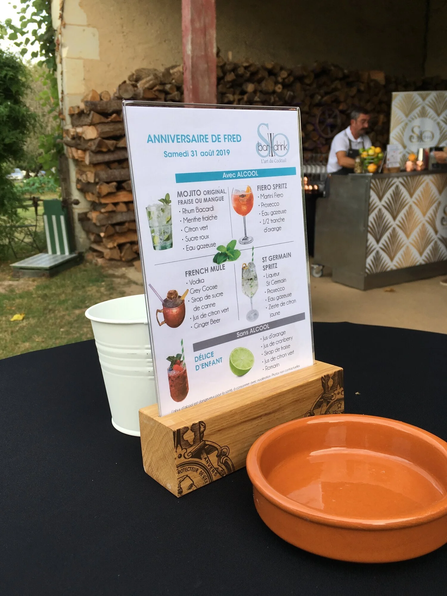 Anniversaire de Fred au domaine de la Bergerie