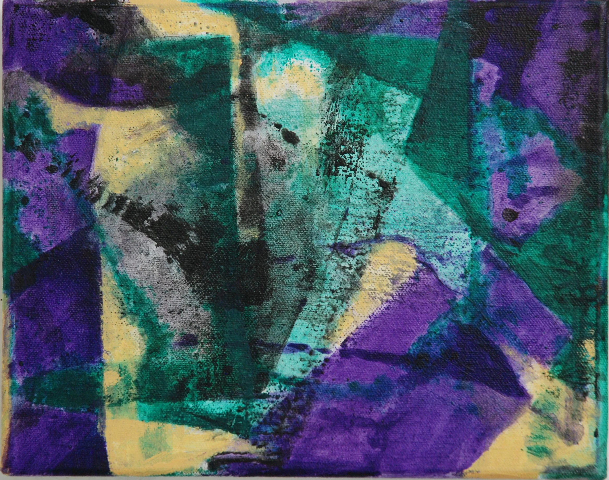 Untitled #8. Acrylic on Canvas, 20cm x 25cm, 2022_23