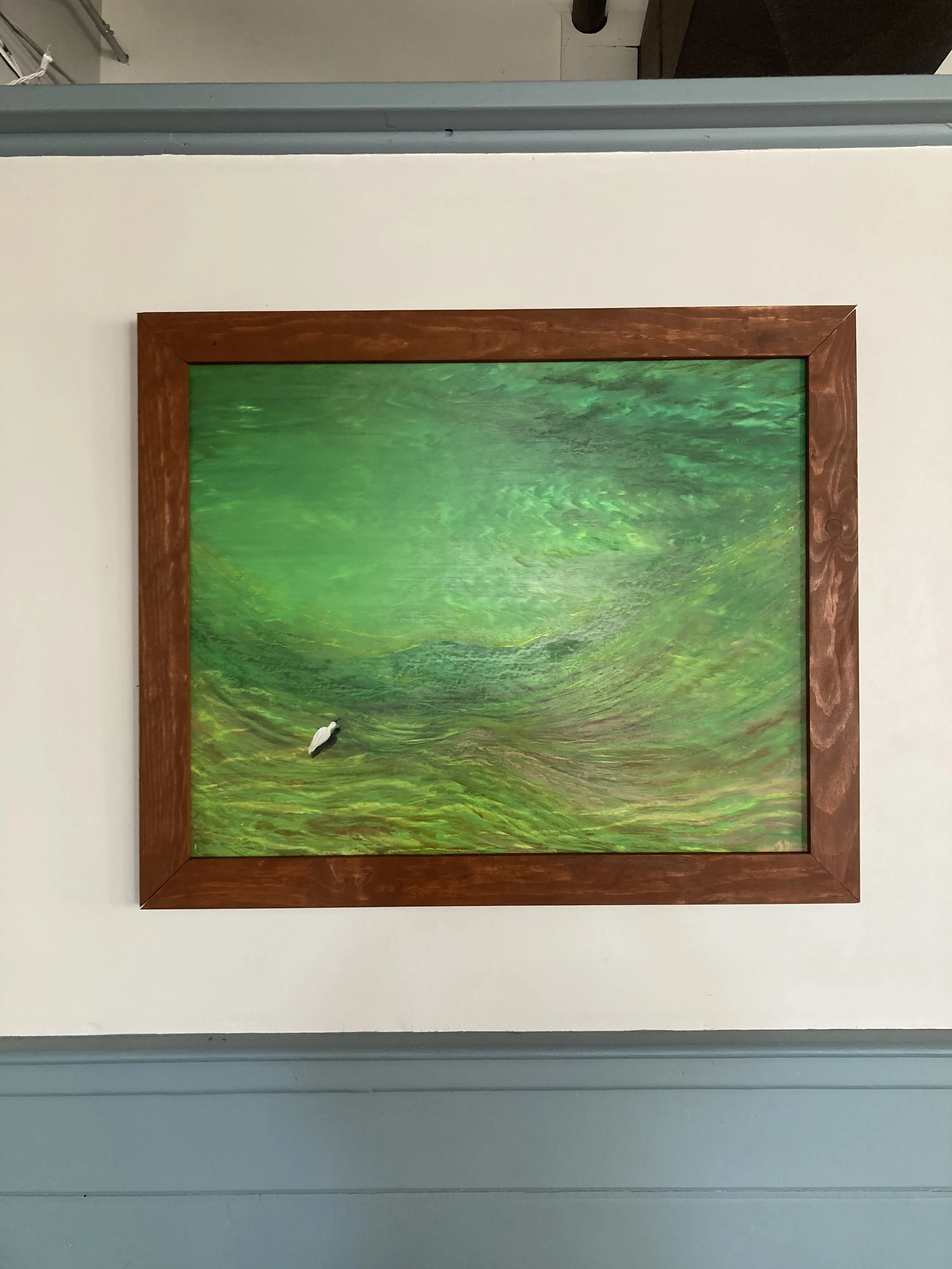 Where The Fish Danced
$850

You will never convince me that a trim grass yard is anything short of peak psychopath. It reminds me of a drill sergeant crew cut. Having a yard that you clear cut, spray with chemicals, actively work to eliminate biodive