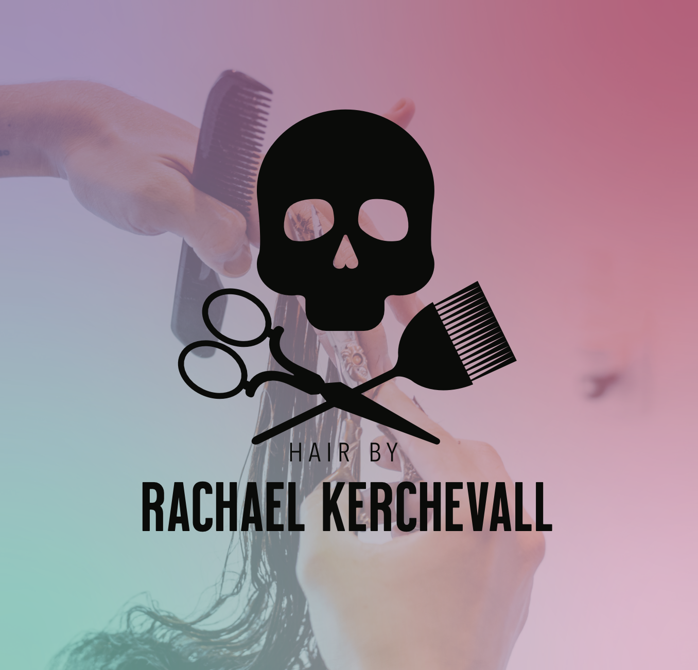 Independent hair stylist, Rachael Kerchevall, needed a look that was fresh in her industry. Something that represented her personal style, but clearly identified her profession.