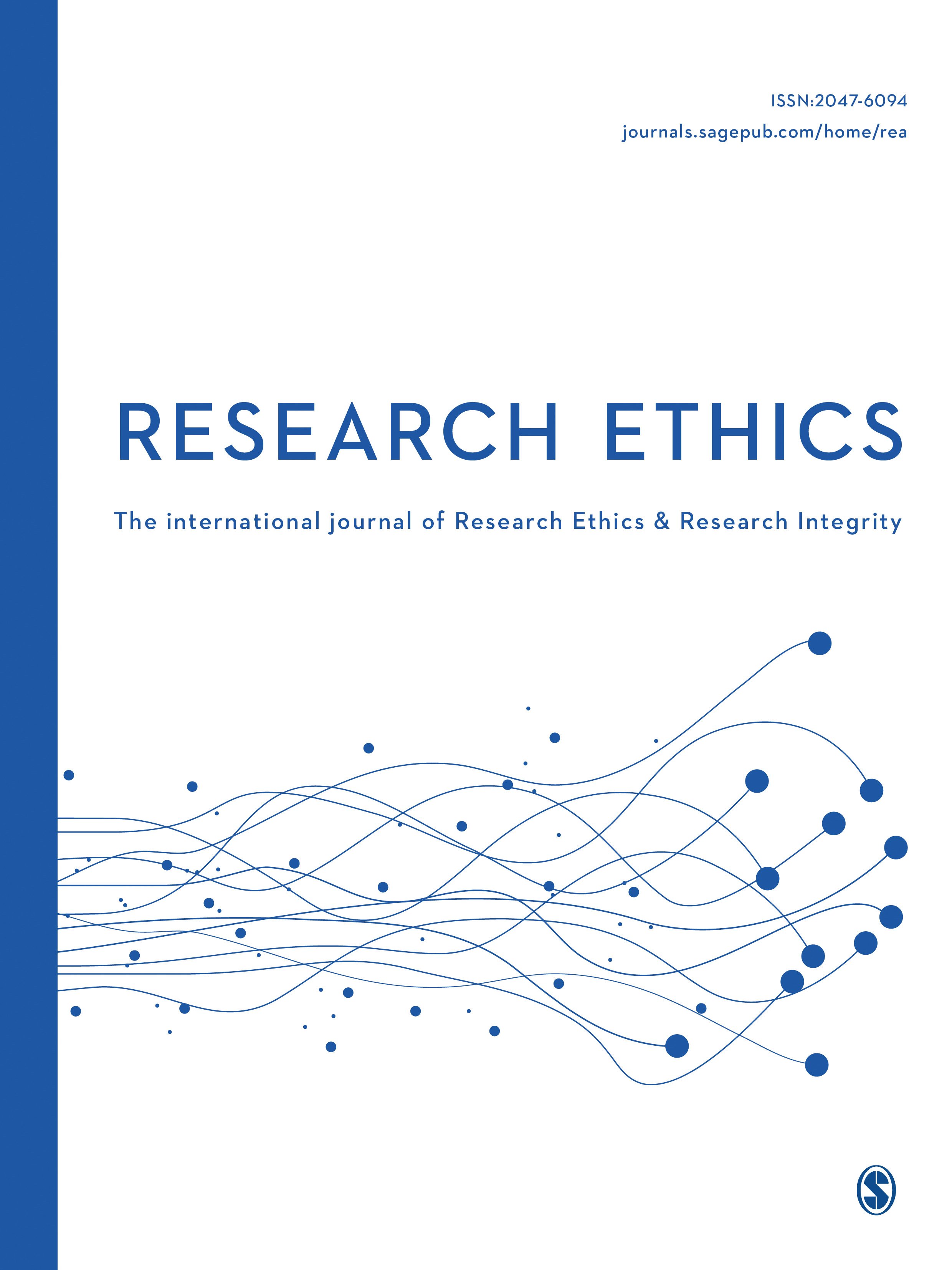 Research Ethics journal cover 