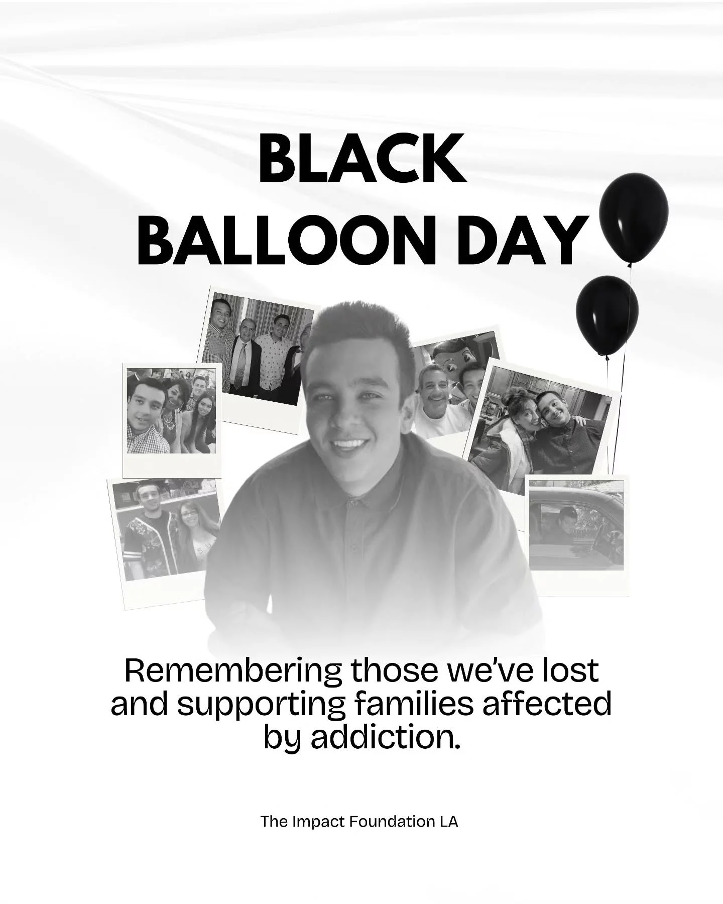 Today, on Black Balloon Day, we remember the lives lost to overdose and stand with the families and communities forever changed by addiction. 🖤

Observed every year on March 6, Black Balloon Day honors those we have lost and raises awareness about t