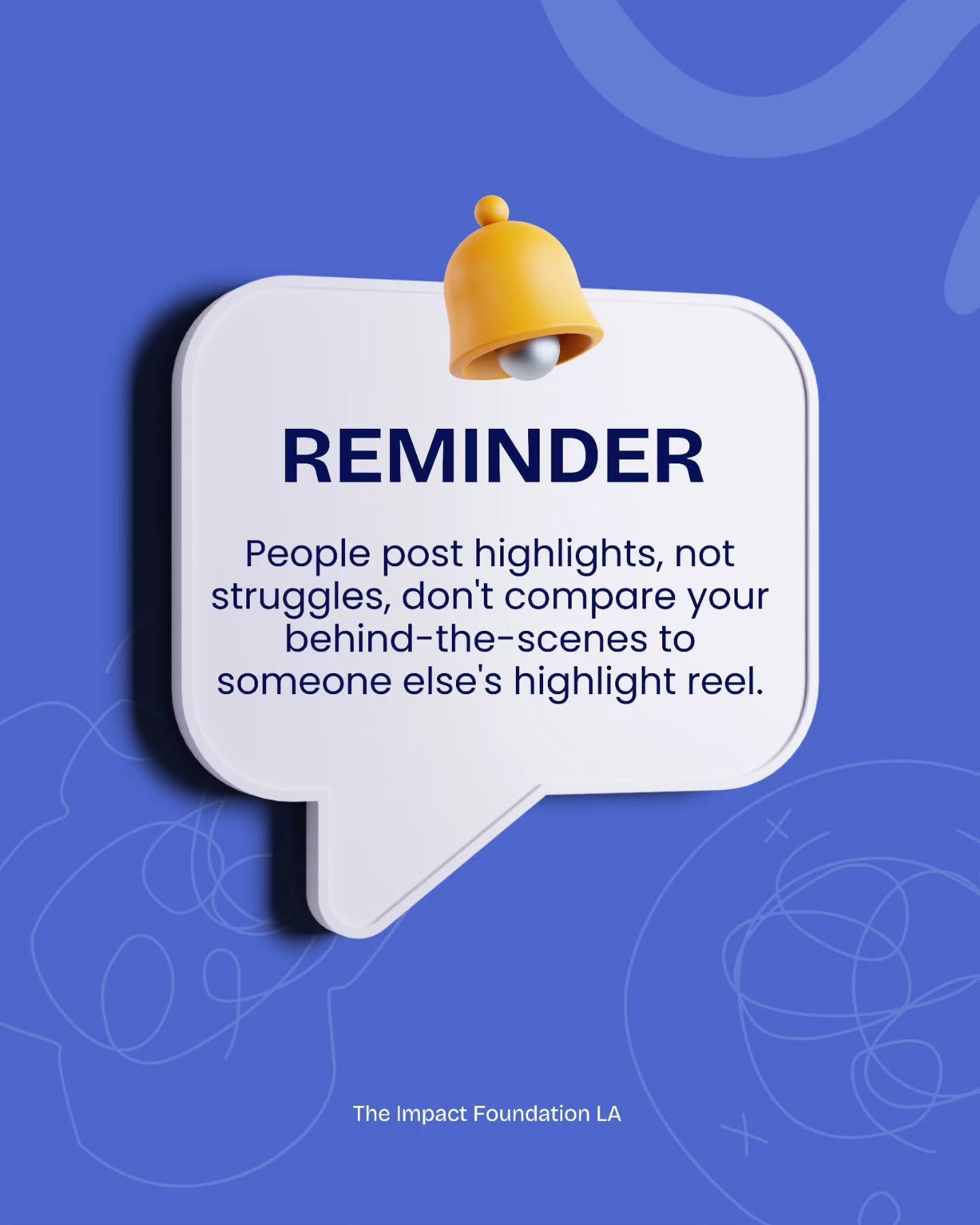 Stop scrolling and read this. ⬇️

​Your daily reminder that social media is a showcase, not the whole story. Here is how to keep it real:

​Curate with Care: Unfollow accounts that trigger "not enough" feelings.

​Time Your Usage: Set a 15-