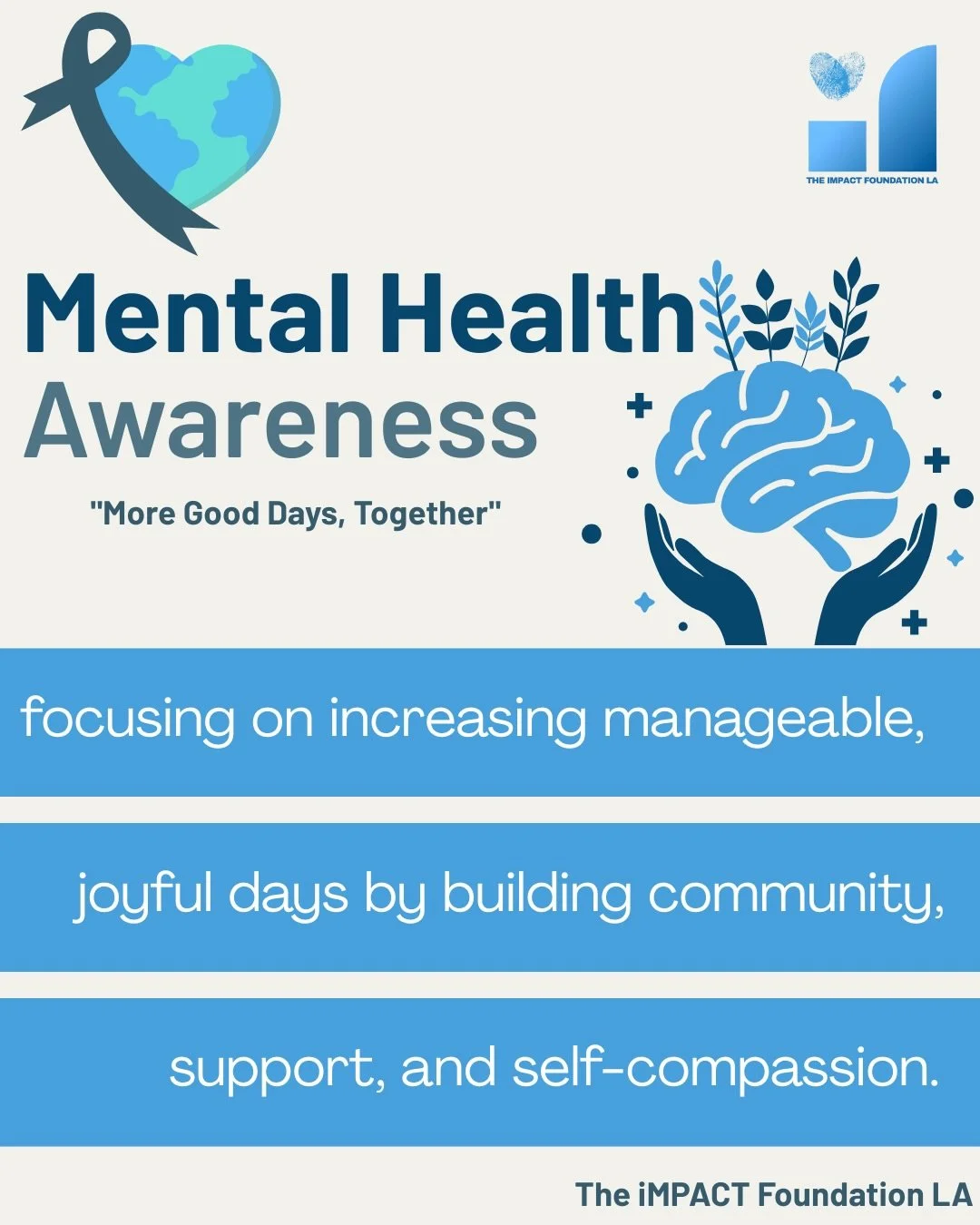 .
When we say &ldquo;we are in this together,&rdquo; we mean it. 
Known or unknown, near or far &mdash; community is the thread that connects us all. And you? You have always been part of it. 
.
#mentalhealthawarenessmonth #moregooddays #together #ad