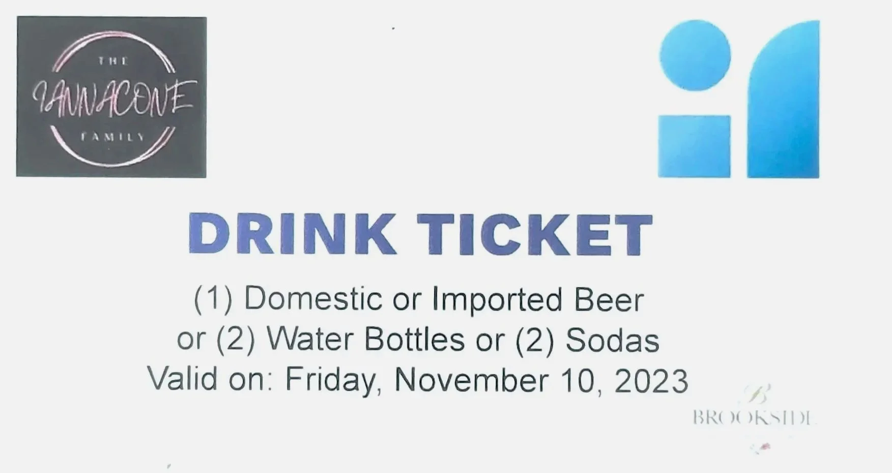 BEVERAGE or GRAB & GO BREAKFAST TICKET SPONSOR