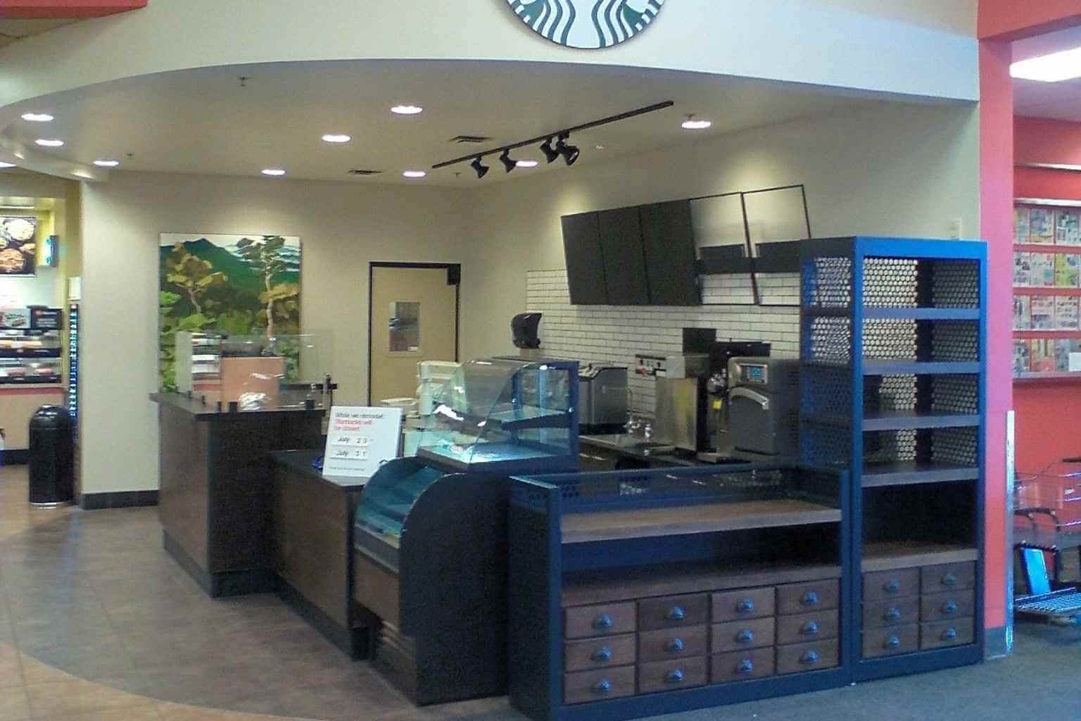 Our electrician provided the electrical wiring and lighting installation in  a local Starbucks in Apple Valley, California.