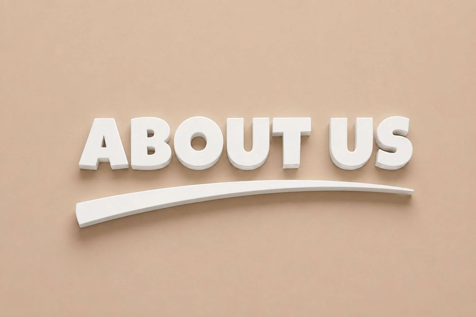 Graphic displaying the words "About Us" representing MTE Electric's commercial electrical contractor serving businesses throughout the High Desert.