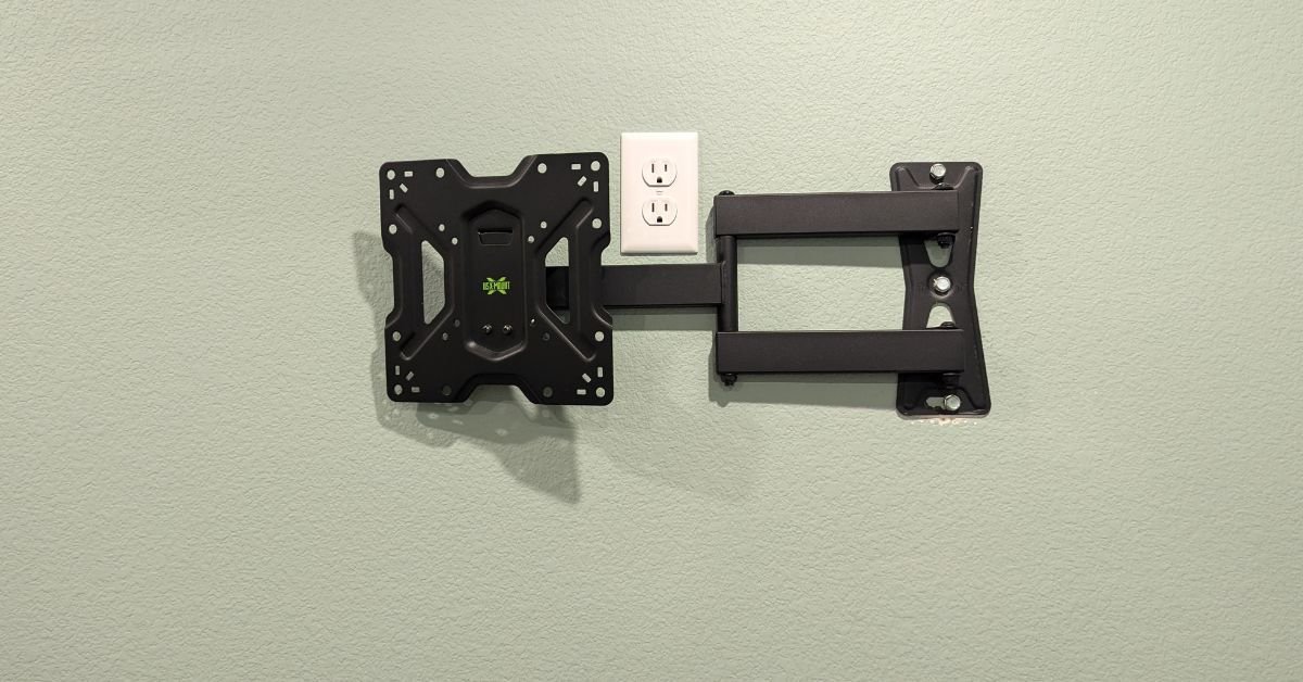 Our electrician installed a dedicated electrical outlet and wiring for a wall-mounted TV in this Apple Valley Del Webb home.