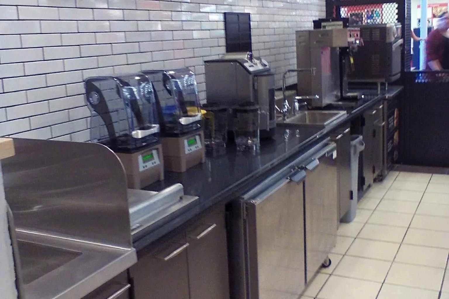 Electrical wiring for new equipment in this Apple Valley Starbucks.