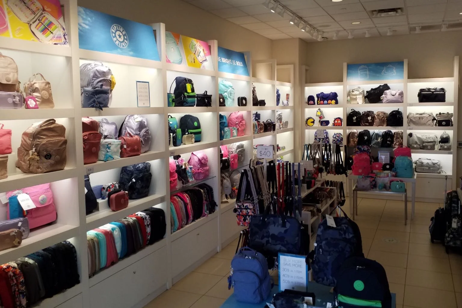 Well-lit retail store interior with display shelving and products in Barstow CA showcasing commercial lighting by an electrician.