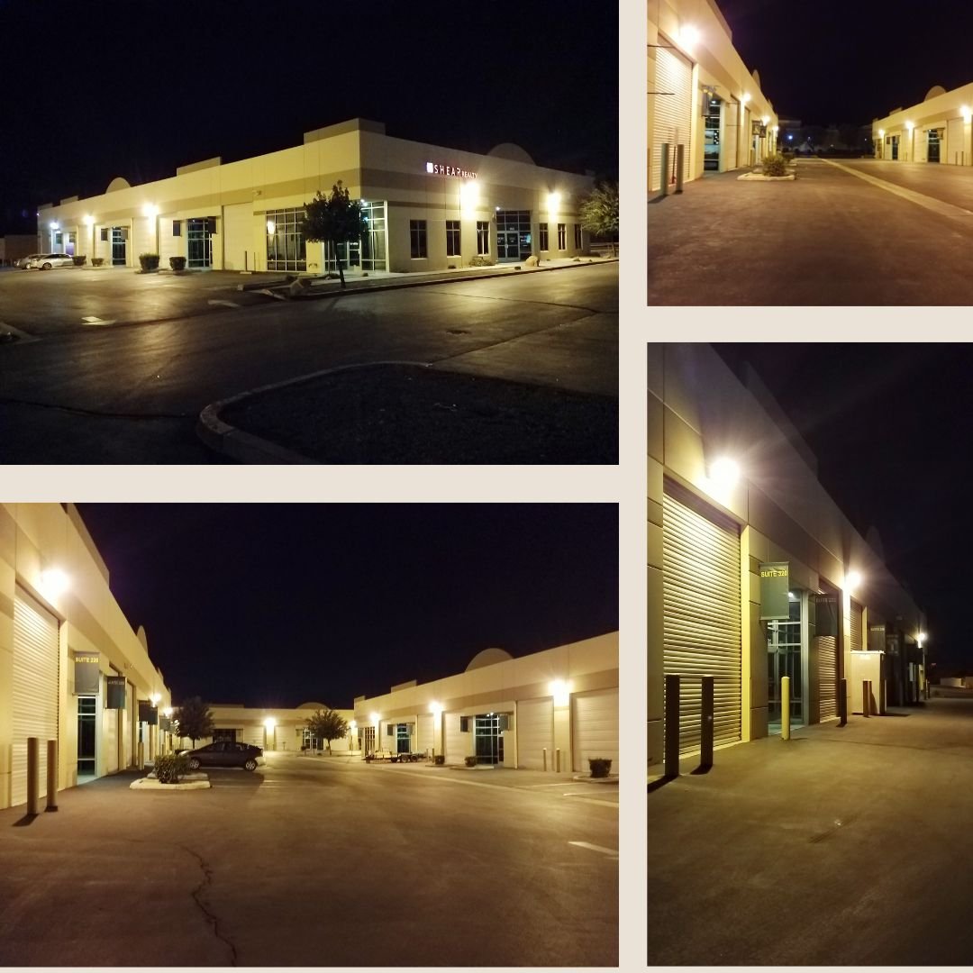 Our electrician completed a full exterior lighting upgrade in Victorville, converting the building’s outdated metal halide fixtures to high-efficiency LED lighting. This project delivered brighter, more reliable illumination while reducing energy use