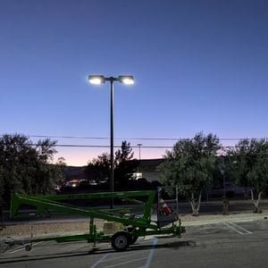 LED Parking Lot Lighting Project – Phelan, California