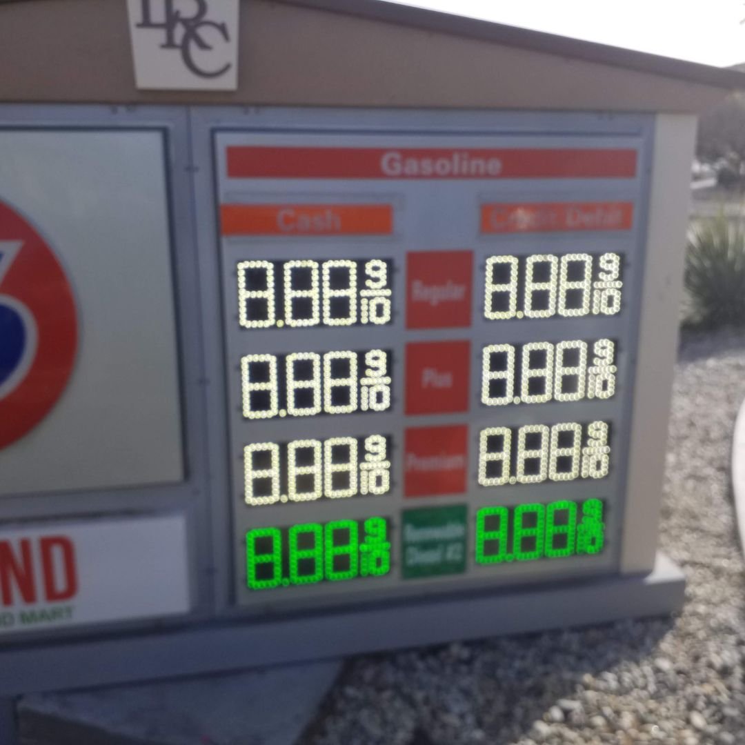 Our electrician converted an existing metal halide exterior wall fixture to energy-efficient LED lighting at this electrical supply house in Victorville, California—improving illumination while retaining the original fixture.