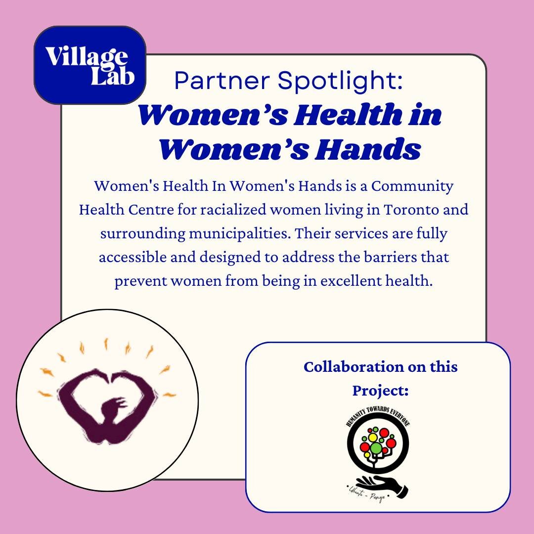 🌟 Partner Spotlight 🌟

Women's Health in Women's Hands is a Community Health Centre for racialized women living in Toronto and surrounding municipalities. Their services are fully accessible and designed to address the barriers that prevent women f