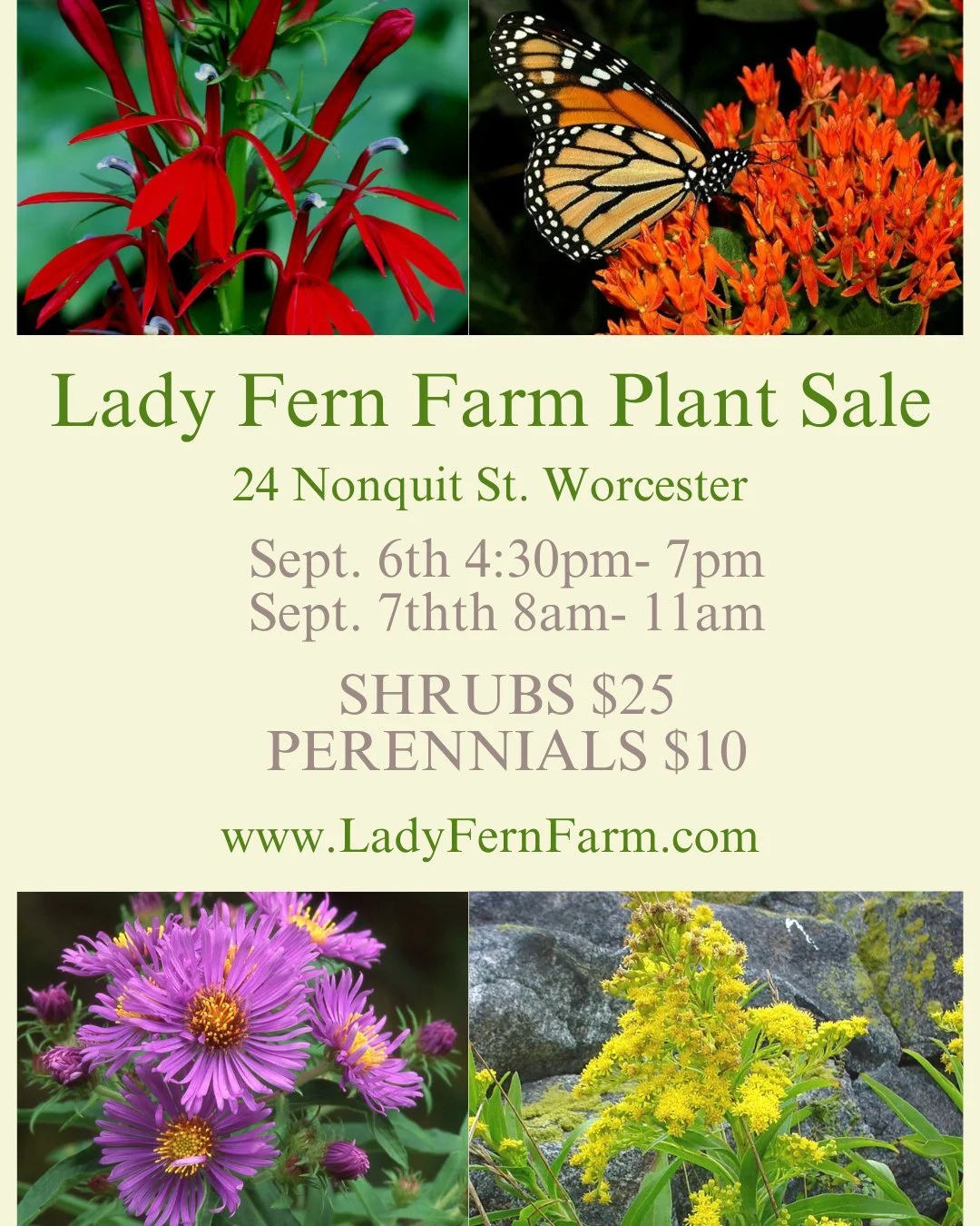 Today and tomorrow!!! I hope to see you. 

Fall is  is theideal season for planting- cooler temperatures, more regular rain and less evaporation and drying out, time for roots to establish before winter and plants are ready to GROW come Spring.....

