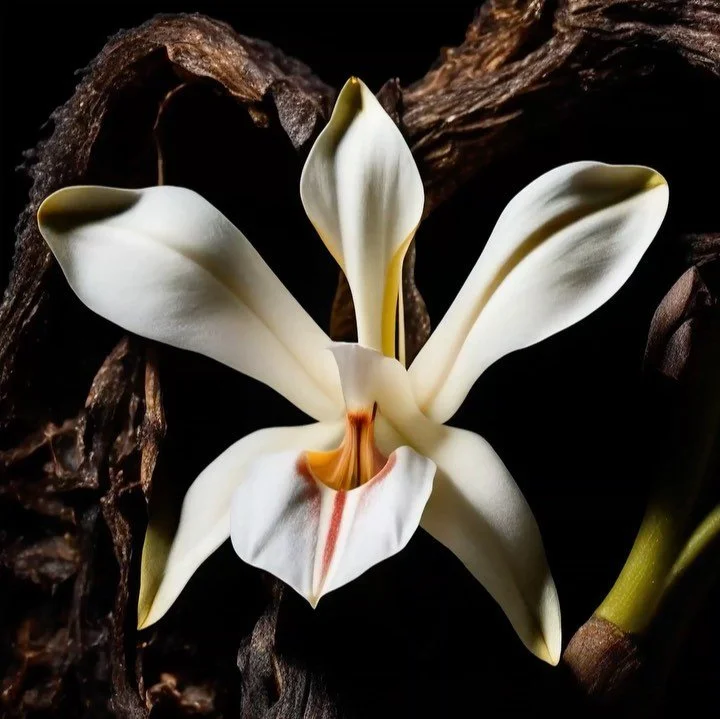 Michael Whittle @romantic_objectivism 的作品探究蘭的演化史。精緻的蘭是最大、最古老的開花植物家族之一，具有驚人生命力驚人，可盛放於不同環境。除南極洲外，各大洲都有蘭蹤。已知的野生蘭花品種多於28,000種，而每年仍有數百個新品種被發現。

蘭有約700個屬。藝術家與京都精華大學的Atticus Sims @atticussims 合作，利用61個名稱以A開始的屬的數百幅圖片訓練人工智能系統。《植物變形記》呈獻由該人工智能生成的新奇數碼蘭花。作品以哥德1790