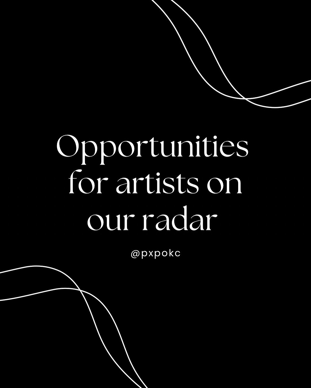 It&rsquo;s time ⏰: We&rsquo;re committed to sharing a wide range of opportunities for artists working in various mediums and industries. 👉🏾Swipe through to see what&rsquo;s on our radar 👀