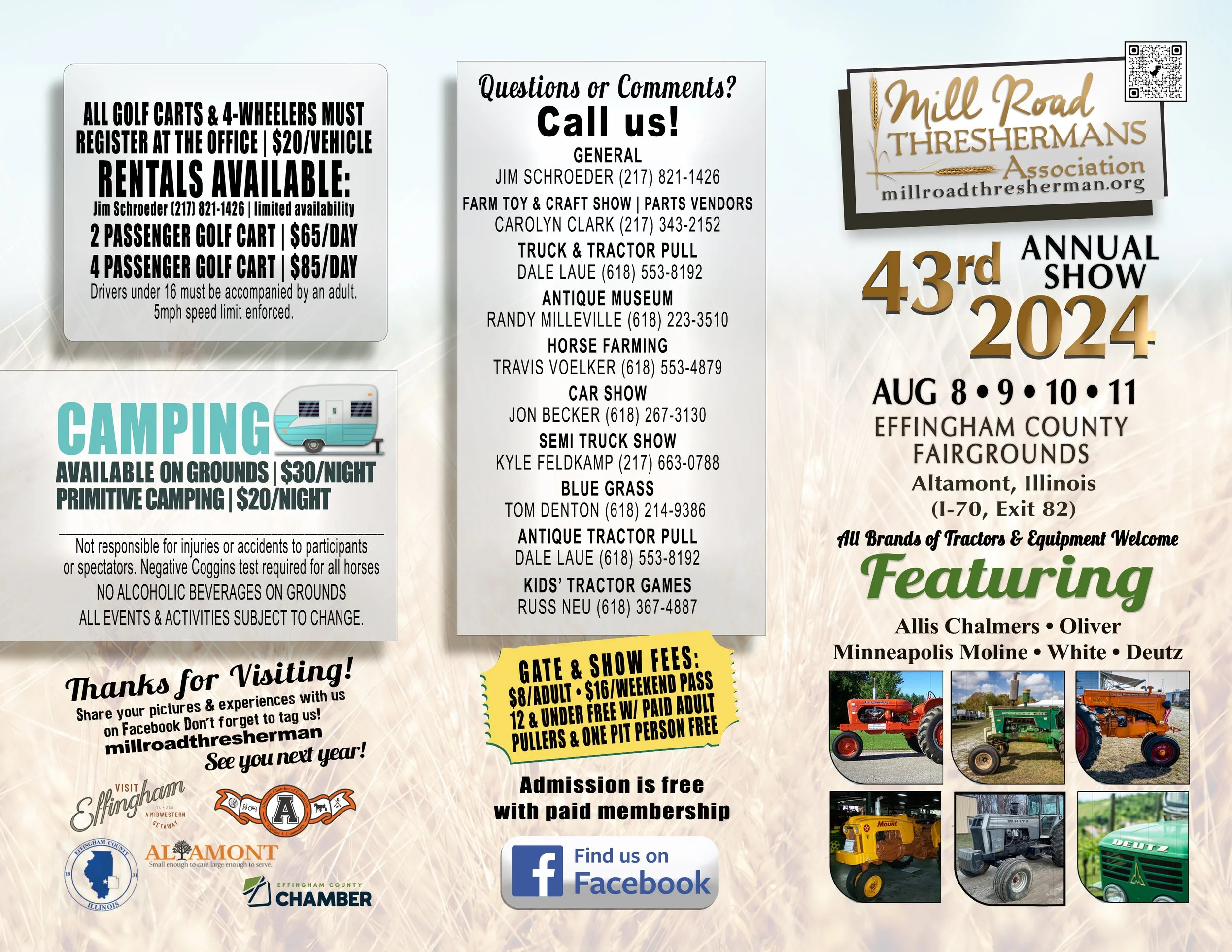 Show Flyer — Mill Road Thresherman Association