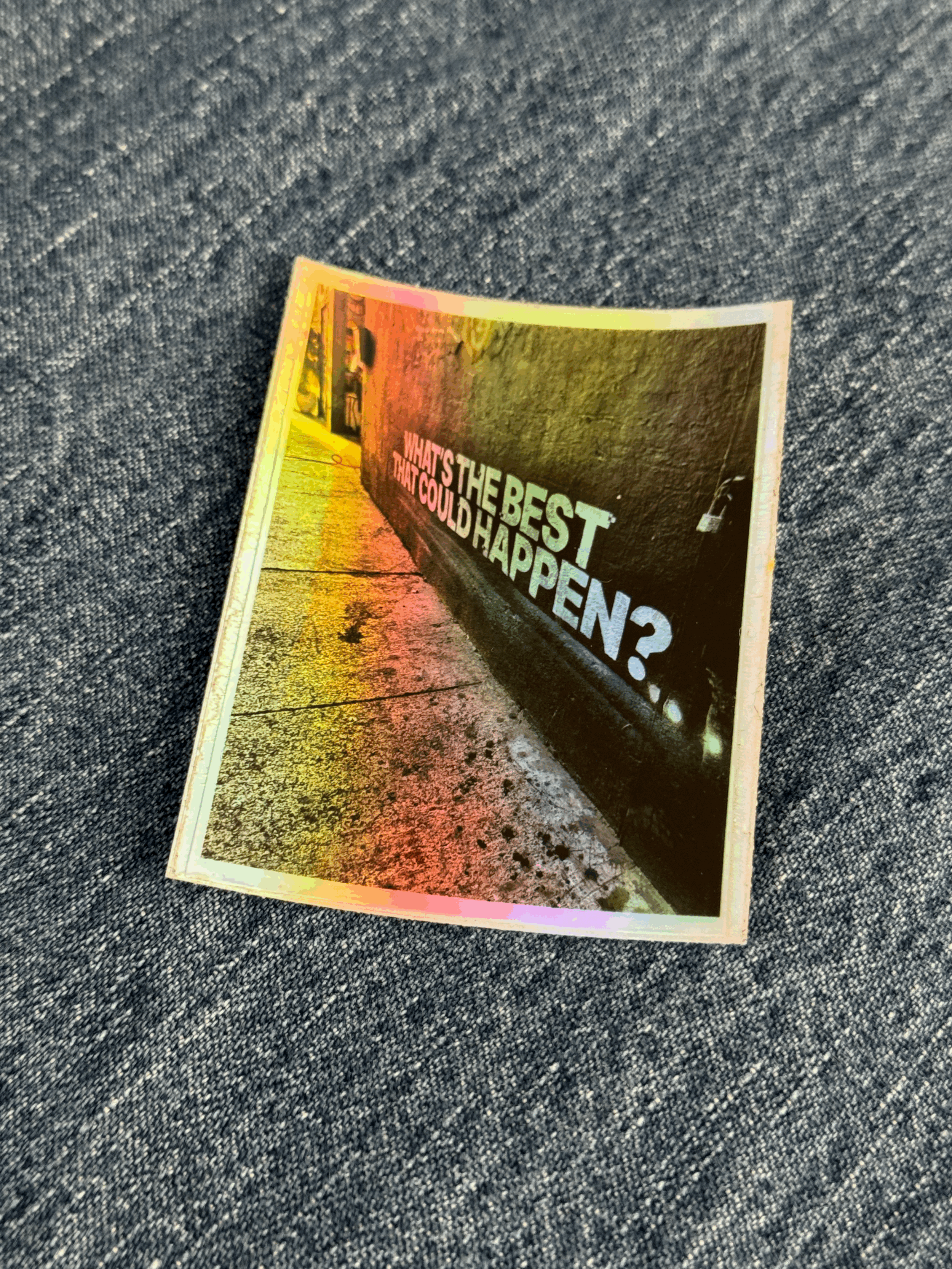 WHAT'S THE BEST THAT COULD HAPPEN?