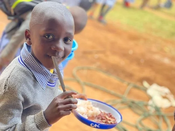 Fall 2021 - Meal time at Nduchi Primary