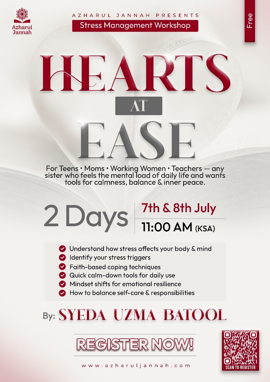 Hearts At Ease-Stress Management Workshop