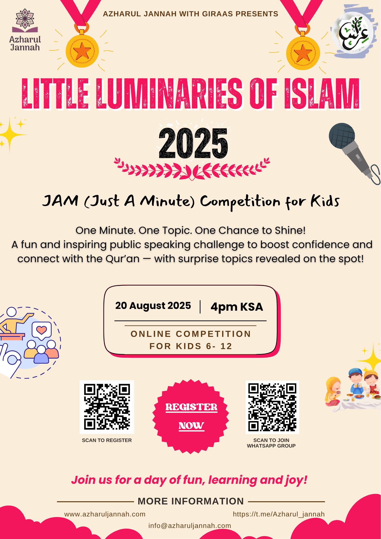 Little Luminaries of Islam – Online JAM Session