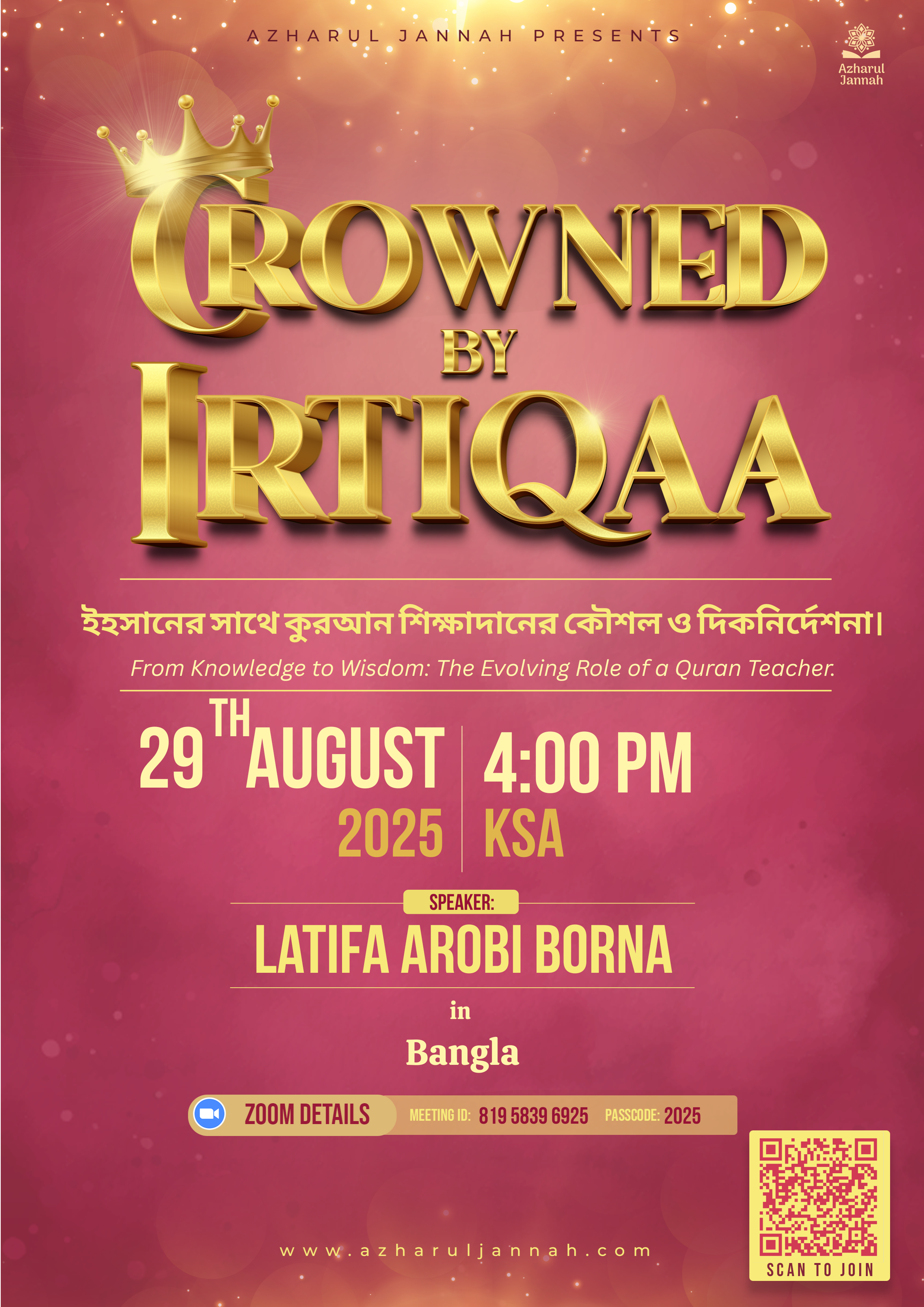 Crowned by Irtiqaa