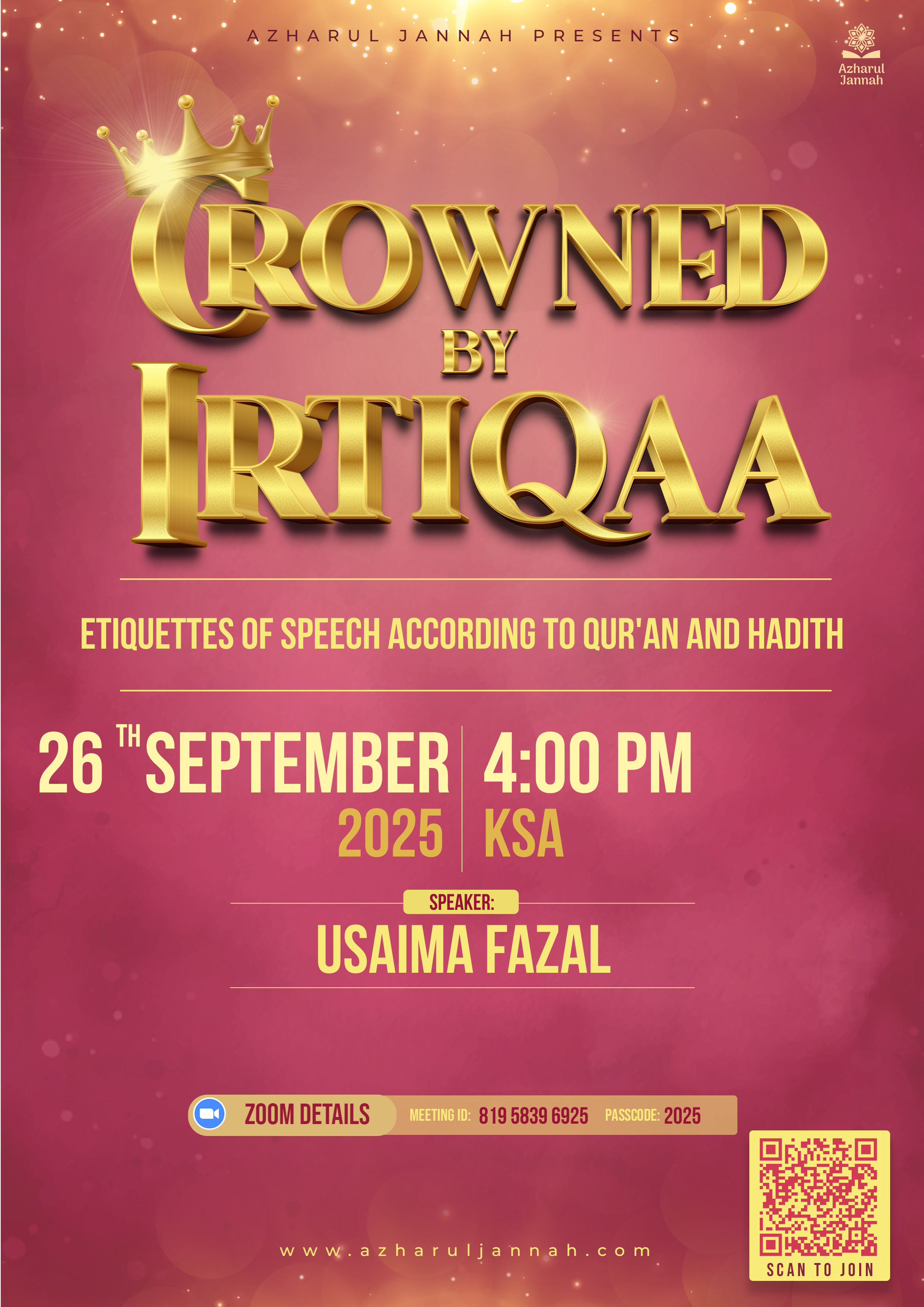 Crowned by Irtiqaa