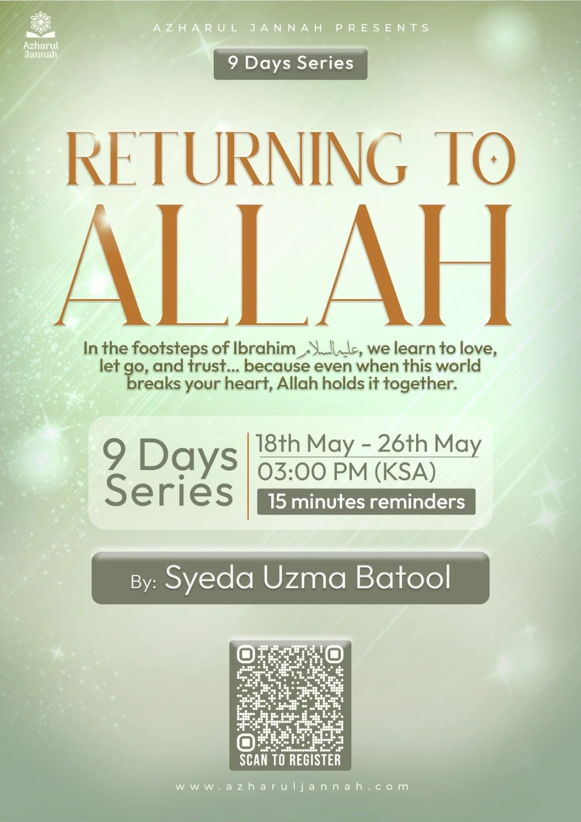 Returning To Allah 