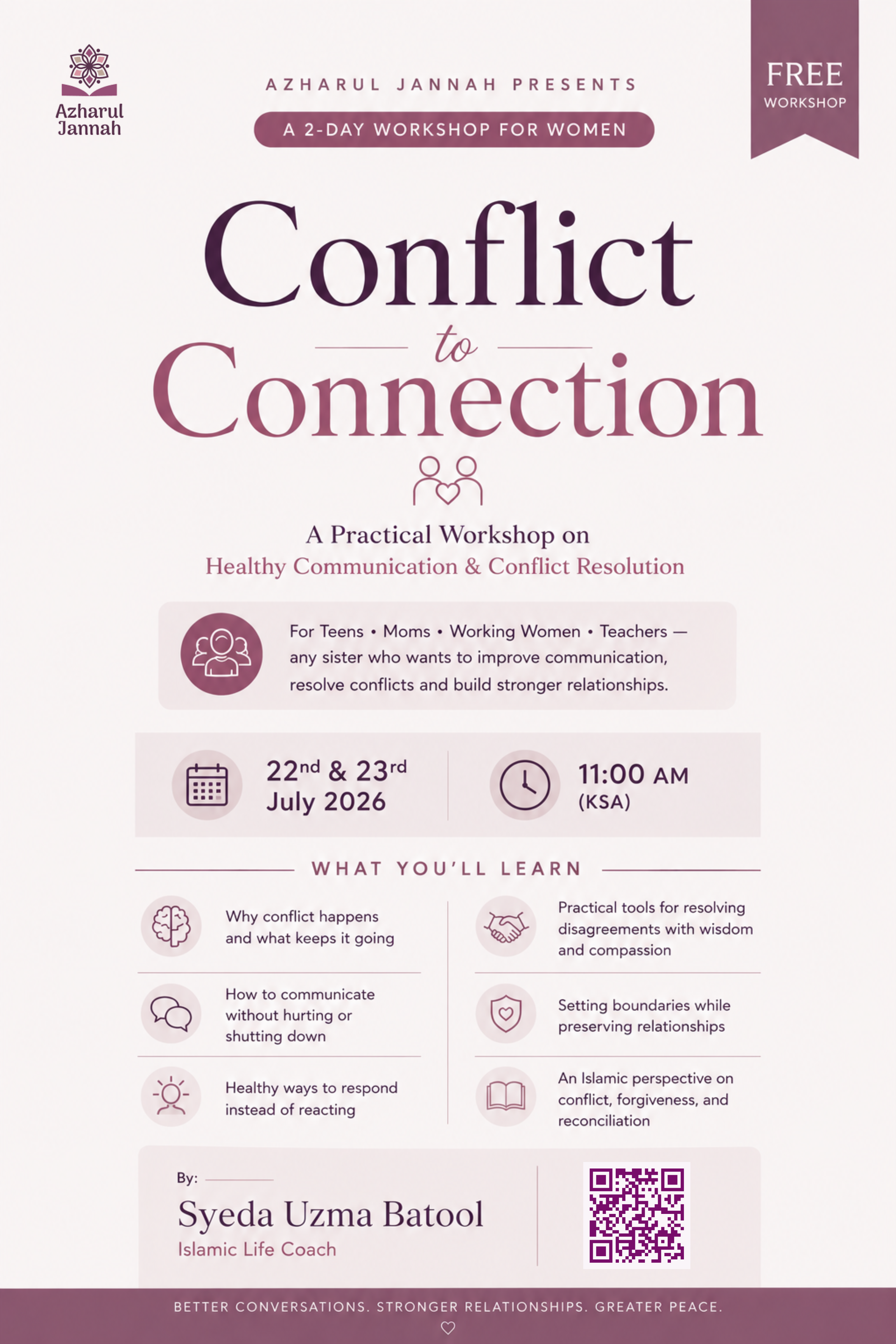 Conflict to Connection