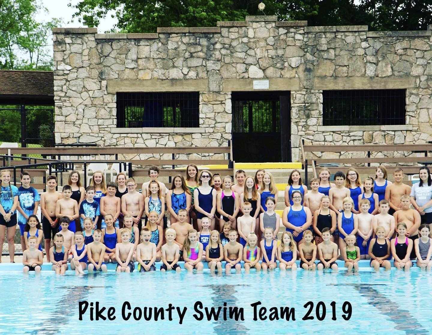 the swim team I coached during the summer