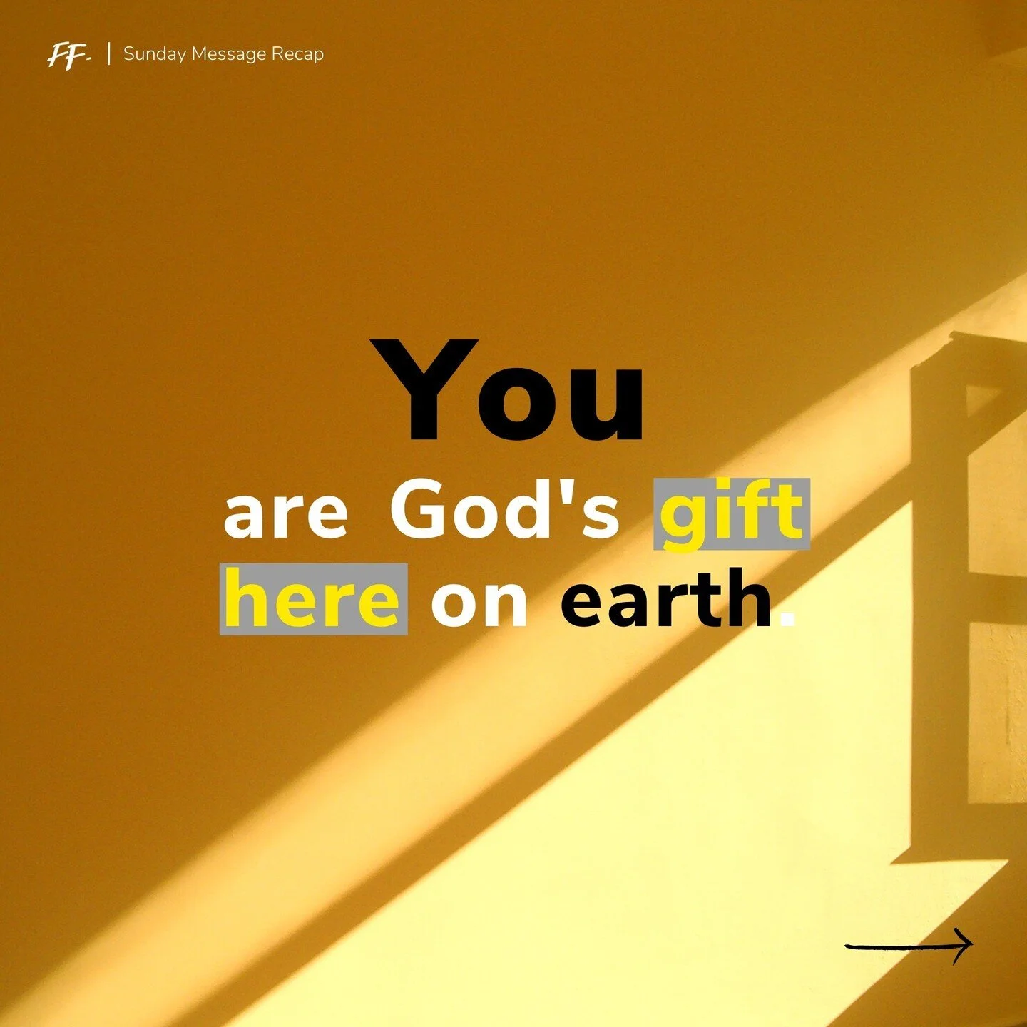 You are God's gift here on earth. 💥🗝🌪⁠
⁠
&quot;Truly I tell you, if you have faith as small as a mustard seed, you can say to this mountain, 'Move from here to there,' and it will move. Nothing will be impossible for you.&rdquo; ~ Matthew 17:20⁠
⁠