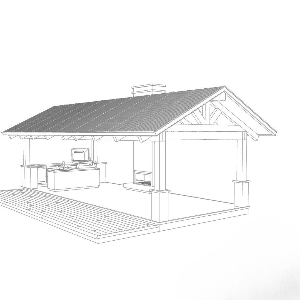 New construction pool house