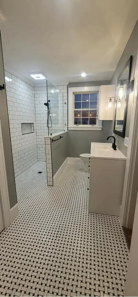 Old style, luxury bathroom remodel