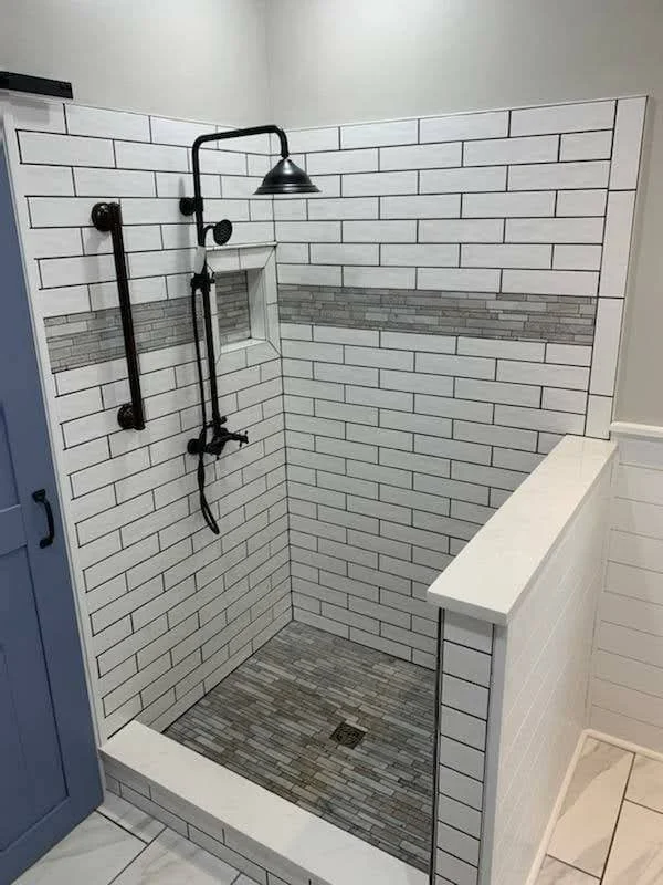Unique full bathroom remodel