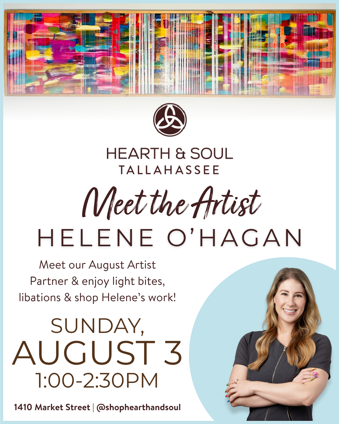 Meet the Artist Helene O’Hagan at Hearth & Soul