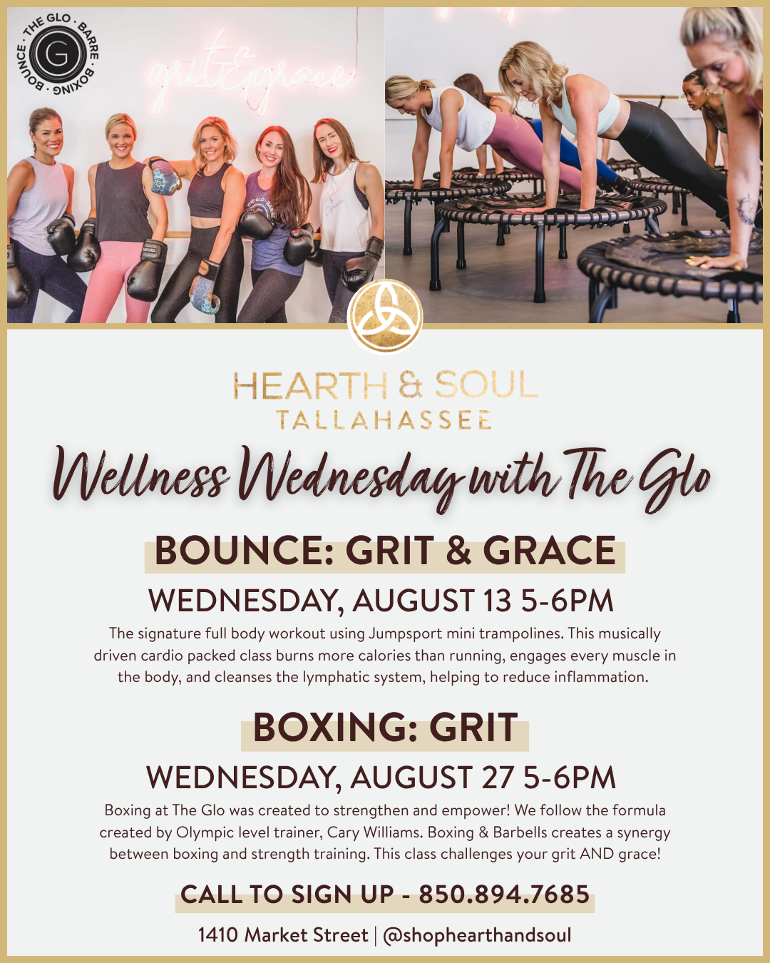 Wellness Wednesday with The Glo at Hearth & Soul