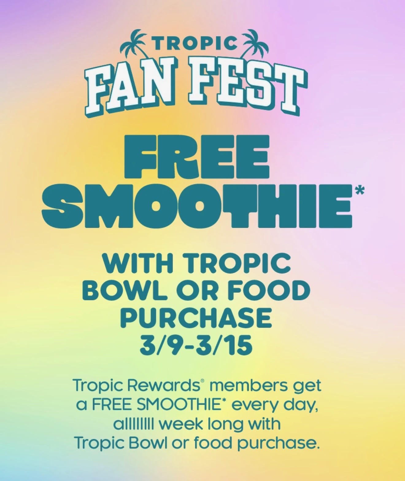 Free Smoothie*