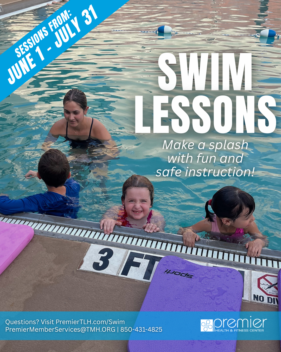 Swim Lessons at Premier 